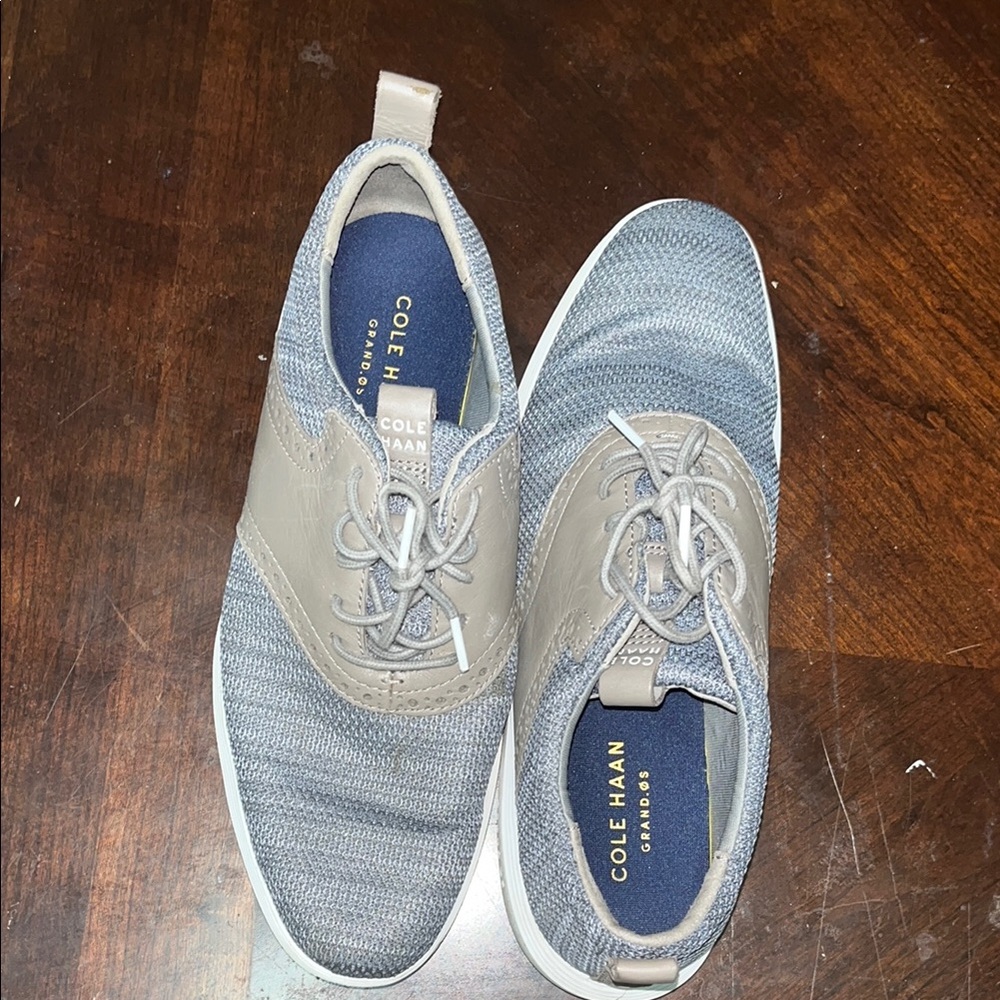 Cole Haan Men's Gray and Tan Sneakers